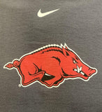 Nike Men's Arkansas Razorbacks NCAA Basketball Championship Gray Shirt Size S