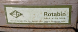 Rotabin 5 Shelf Revolving Industrial Parts Bin 30" Diameter 33" Tall