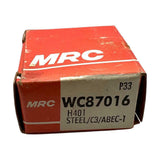 MRC WC87016 P33 Steel Ball Bearing 16mm X 35mm X 0.5000in