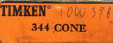 Timken 344 Tapered Roller Bearing Cone 1.5748" X 0.8820"