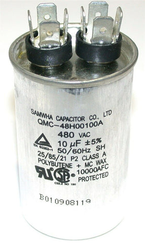 Up to 10 New Samwha 480 VAC AC Motor Capacitors QMC-48H00100A