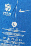 Nike NFL Team Apparel Men's Detroit Lions Blue Short Sleeve Shirt Size Large