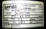 LENZE MOTOR GEAR BOX AND TACH 2.5 AMP MODEL 1312165524