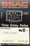 SSAC TDB120AL 8-Pin Time Delay Relay 120-240VAC 10A W/ Socket