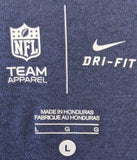 Nike NFL Team Apparel Men's Dri-Fit Seattle Seahawks Football Navy Shirt Size L