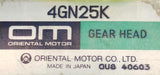 Oriental Motor 4GN25K Gear Head