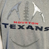 Nike NFL Team Apparel Men's Dri-Fit Houston Texans Football Gray Shirt Size M