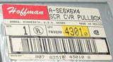 New Hoffman  A-SE6X6X4  Screw Cover Enclosure Pull Box  6" X 6" X 4"