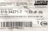 Lincoln 519-34271-7 Proximity Switch (4 Available)