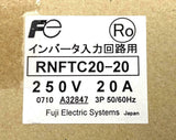 Fuji RNFTC 20-20 Power Filter 250V 20A 3 Phase 50/60 Hz