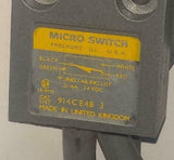 Honeywell Micro Switch  914CE48  Molded Case Limit Switch 1 .NO.1 N.C. Contacts