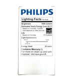 Philips Energy Saver Mini Twister Fluorescent Bulb 23W 1600 Lumens Warm White