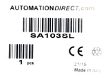 AutomationDirect SA103SL Thermoplastic ABS Screw Cover PushButton Enclosure