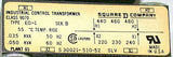 SQUARE D CONTROL CIRCUIT TRANSFORMER MODEL 9070 E0-1