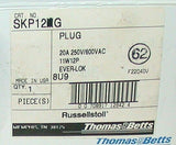 New Thomas  & Betts Russellstoll  SKP12G  20 Amp 12 Pin Plug