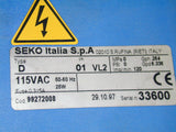 SEKO ITALIA S.P.A. METERING PUMP .264 GPM 99272008 115VAC 25W 50/60HZ