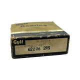 Gulf 62206-2RS Rubber Sealed Radial Ball Bearing 30mm X 62mm X 20mm