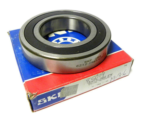 NEW SKF DEEP GROOVE BEARING 60 MM X 110 MM X 22 MM  MODEL 6212-2RSJEM