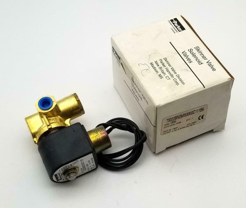 Parker 73222BN2MN00N0C111B6 Skinner Solenoid Valve 5-200 PSI 120 V