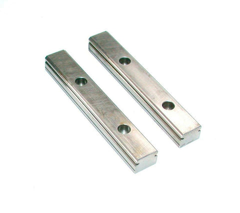 NSK  LS20  Set of 2 Linear Bearing Metric Guide Rails Size 20 mm 128 mm Length