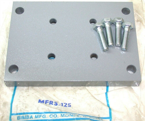 Up to 15 New Bimba Double Wall 4" Bore Air Cylinder Rear Mounting Plate MFRS-125