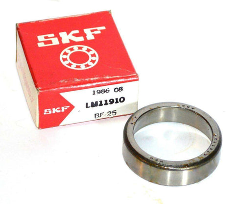 NEW SKF LM11910 TAPERED BEARING CUP 1.7810" OD X 0.4750 WIDTH (2 AVAIL)