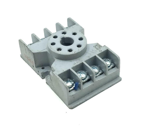 Potter & Brumfield 27E122 8-Pin Relay Socket 10A 240VAC DIN Rail Mount ...