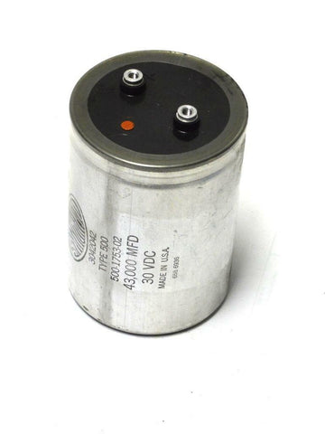 SANGAMD 500-1753-02 TYPE 500 CAPACITOR 43000 MFD 30 VDC