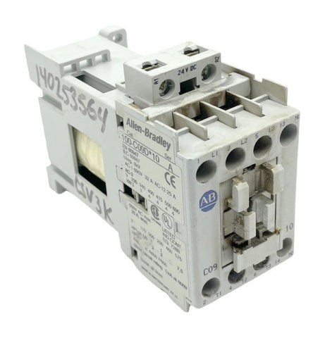 Allen-Bradley 100-C09D*10 Series A IEC Contactor 3PH 24VDC Coil 25A 600VAC