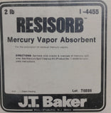 J.T. Baker I-4455 Resisorb Mercury Vapor Absorbent For Spill Clean-Up Kit