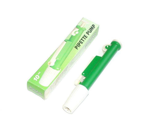 NEW GREEN PIPETTE POLYLAB  POLYLAB   PUMP 10 ML