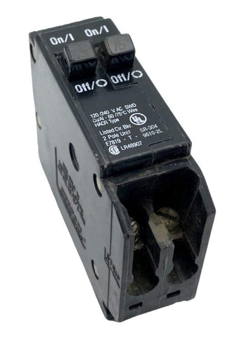 Thomas & Betts TBBD1515 2-Pole Twin Circuit Breaker 15/15A 120/240VAC ...