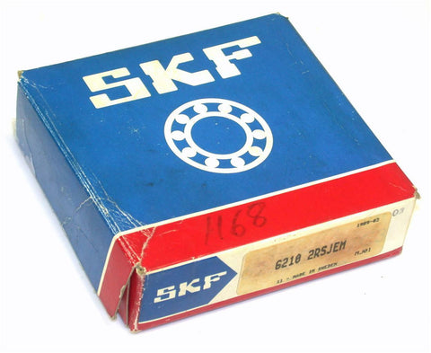 BRAND NEW IN BOX SKF BEARING 50MM X 90MM X 20MM 6210 2RSJEM