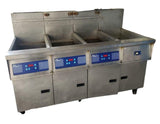 Pitco Frialator F14RSS 3 Bay Commercial Deep Fryer Natural Gas