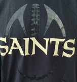 Nike Dri-Fit Men's New Orleans Saints Football NFL Black Short Sleeve Shirt