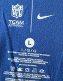 Nike NFL Team Apparel Men's Indianapolis Colts Blue Short Sleeve Shirt Size L