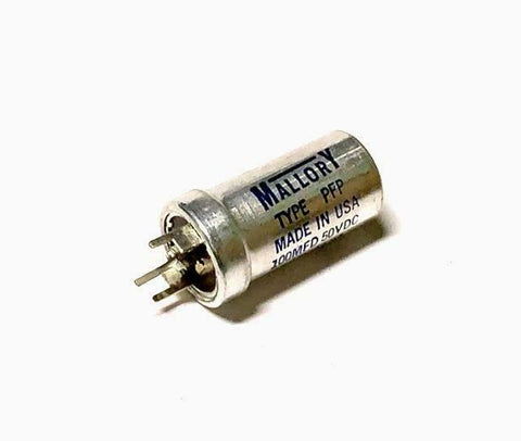 Mallory Type PFP Capacitor 100 MFD 50 VDC