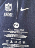 Nike NFL Team Apparel Men's Houston Texans Navy Short Sleeve Shirt Size XXL