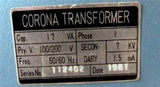 Corona Transformer 7K VAC @ 1.5 MA Output