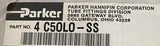 Parker 4 C5OLO-SS Seal-Lok ORFS 1/4" Straight Thread Elbow Connector x 7/16"-20