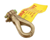 Newco 1/4" Bronze Combination Cable Clamp & Thimble