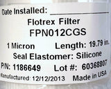 General Electric GE FPN012CGS Flotrex Filter 1 Micron 1186649 (4 Available)