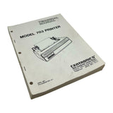 Centronics Model 703 Printer Technical Manual