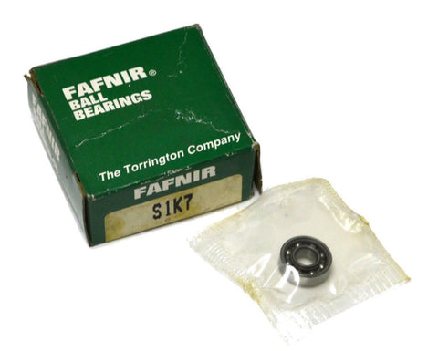 NEW FAFNIR S1K7 SINGLE ROW BALL BEARING 0.2500" X 0.6250" X 0.1875" (3 AVAIL.)