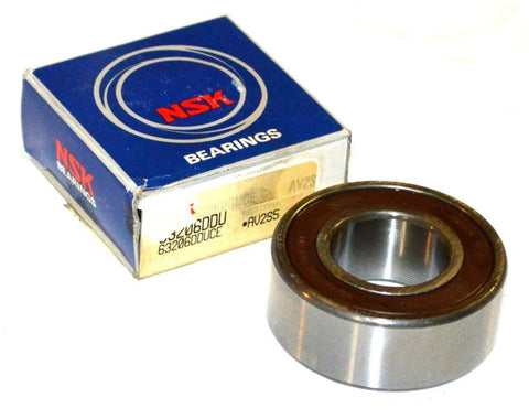 NEW NSK 63206DDU DEEP GROOVE RUBBER SEALED BALL BEARING 30 MM X 62 MM X 23.8 MM