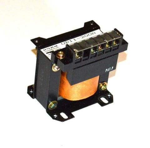 TOYOZUMI UD11-200A TRANSFORMER 200 VA 100/110/115/120 VAC (2 AVAILABLE)