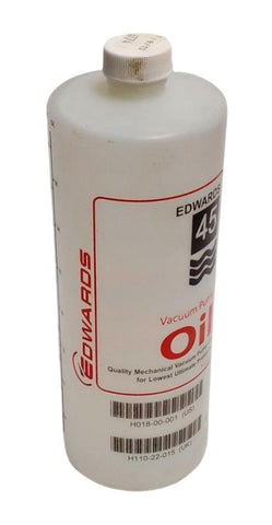 Edwards H018-00-001 45 Low Pressure Mechanical Vacuum Pump Oil - 1 Liter