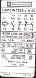 Telemecanique CA2-DN1229 A65 Contactor 10A 600VAC 110/120V Coil