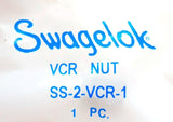 Swagelok SS-2-VCR-1 316SS VCR Face Seal Fitting 1/8" Female Nut