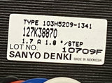 Sanyo Denki 103H5209-1341 DC Stepper Motor 1.7A 1.8° Step 127K38870 007K88911